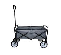 Foldable Garden Cart Wagon | Utility Wheelbarrow | Green Trailer | Garden