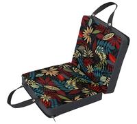 Foldable Garden Knee Pad, Slow Rebound High Density Memory Foam, Thick Knee Pads for Gardening, Workshop or Home (Floral Color)