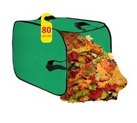 Foldable Garden Leaves Collector Garden Bag with Steel Frame Polyester Lightweight for Small Yards Balconies Foldable Leaf Collector