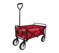 Foldable Garden Cart Red, none