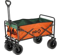 Foldable Garden Transport Trolley with Wide Tyres, 100 kg Maximum Load Capacity, Foldable, Lightweight, Sturdy, for Garden, Beach & Shopping - Mamuth Wild Nature