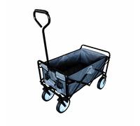 Foldable Garden Trolley on Wheels Collapsible Utility Boxes Heavy Duty Wagon 40kg