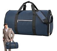 Foldable Garment Bag - Garment Handbags, Multifunctional Waterproof Garment Bag | Nylon Tote Bag with Zipper, 50L Capacity, Multi-Pocket Garment Bag in, blue, Se référer au descriptif, Refer to