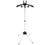 Foldable Garment Steamer Hanger with Telescopic Adjustable Rod Stand