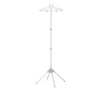 Foldable Garment Steamer Stand Adjustable Rack with Two Clips for Suit Shirt Overcoat Vest, Steamers Hanger Stand Garment Hanger / drying Rack / handheld Clothes Holder