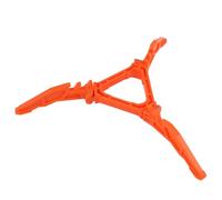 Foldable Gas Canister Stand for Camping, Lightweight ABS Fuel Tank Bracket, Universal Gas Bottle Tripod Support, Portable Cartridge Holder for Outdoor Picnic, Hiking, and Bikepacking