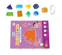 Foldable Geometric Shapes Learning Materials Interactive STEM Craft Project Classroom Teaching Aid Cognition Development Quiet Play Educational Craft