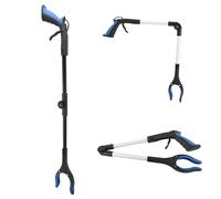 Foldable Grabber Stick for Disabled, Reacher Grabber Tool, Strong Grip Magnetic Tip Foldable Arm Extension Aid Pick Up Stick for Elderly, Litter Picker Reaching Assist Tool for Trash Pick Up