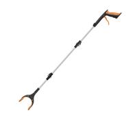 Foldable Gripper Extender Garbage Picker with 360 Degree Rotating Clip Hand Tools Litter Reachers Pickers with Non-Slip Jaws for Grabbing(Orange)