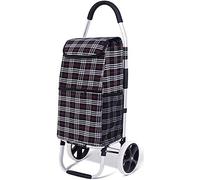 Foldable Grocery Cart - Lightweight 45L Capacity Shopping Trolley with Removable Backpack Multi-Functional Luggage Cart with Wheels for Easy Transport and Storage
