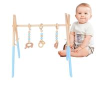 Foldable Gym Toy - Eco-Friendly Pine Wooden Frame - Early Development Toys for Nursery Room, Room, Living, Early Childhood Education Center
