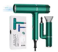 Foldable Hairdryer Powerful 1800W | Travel Hair Dryer | Ionic Fast Drying Compact and Portable Mini Blow Dryer with Negative Ion | Ideal for Travelling AIROX Green