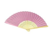 Foldable Hand Fan - 21x38cm Fan, Multi-Purpose Charm | Elegant Retro Chinese Fans with Material, Silk Fabric Hand Fans for Wedding Preference