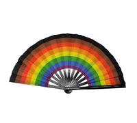 Foldable Hand Fans, Large Folding Hand Fan | 13 Inch Big Dance Fans | Kung Fu Crafts at Cooler Box, Home Decoration, Dance Supplies for Home