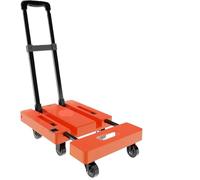 Foldable Hand Truck 500 lbs Capacity 6 Wheel Design 2 Straps Included Perfect for Moving Multi Color Easy Storage Heavy Duty Utility Cart
