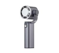 Foldable Handheld Fan - 180° Adjustable Mini Cooling Fan USB Rechargeable 16.4cm 6.46inch ABS | Dual Use Portable Air Cooler, Quiet Desktop, P