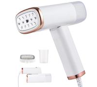 Foldable Handheld Garment Steamer, Fast Heat-Up, Detachable Tank, Travel Iron
