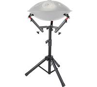 Foldable Handpan Stand Professional Grade Stage Stand for All Sizes Handpan Drums, Steel Tongue Drum, 3 Levels Adjustable Height, 20KG Load-Bearing