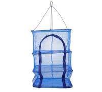 Foldable Hanging Drying Fish Net with Built in Steel Wire Ring