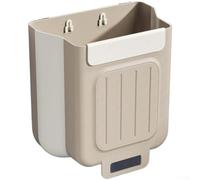 Foldable Hanging Kitchen Trash Can 21x1x19x13.5cm for Cabinet Space-Saving