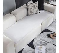 Foldable Heated Seat Cushion for Sofas, Large Heating Pad with 8 Adjustable Temperature Levels, Heating Seat Cover for Chair, Sofa, Couch Indoor Use(White,160x55cm/63x22in)