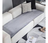 Foldable Heated Seat Cushion for Sofas, Large Heating Pad with 8 Adjustable Temperature Levels, Heating Seat Cover for Chair, Sofa, Couch Indoor Use(Gray,180x55cm/71x22in)