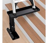 Foldable Heavy Duty Ladder Extender LA1-Adjustable Height 9.13"-15", Ladder Leveler for Stair-Ladder Aide-Ladder Leveler for Extension Ladders with 20x7.5" Platform-Non-Slip Mat-Holds up to 880lbs