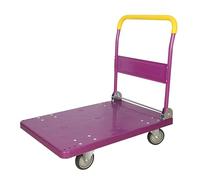 Foldable Heavy Duty Platform Truck Push Dolly 300kg Capacity Ideal for Home Garden Workshop Warehouse 90x60cm trolley