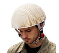 Foldable Helmet, Portable Paper Hat, Cycling Helmet With Adjustable Chin Strap For Bike, Road Cycling, Outdoor, Beach, Hiking, Commuting, Women, Men