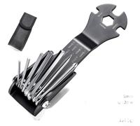 Foldable Hex Key Wrench Set, 7-in-1 and 11-in-1 Options, Chrome Vanadium Steel Multi-Tool with Ergonomic Grip, Anti-Rust Coating for Home Repair and DIY Projects(11-in-1)