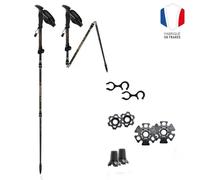 Foldable hiking poles Guidetti Flashlock MK2 (x2) Noir 125 cm