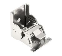 Foldable Hinge Hardware 90 Degree Locking Brackets for Folding Table Legs & Bed Frame Installation Foldable Table Leg