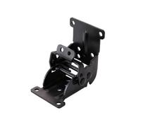 Foldable Hinges Bracket Self-Lock Extension Folding Hinge with Screw Furniture Cabinet Table Repair Support Holder Home Hardware(Black4pcs)