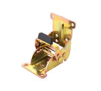 Foldable Hinges Bracket Self-Lock Extension Folding Hinge with Screw Furniture Cabinet Table Repair Support Holder Home Hardware(Gold4pcs)