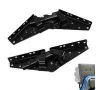 Foldable Hinges, Multifunctional Furniture Hinges, Hinge Set for Adjusting the Tilt Angle of the Sofa Back, Hinge Couch Heavy Load, Black, Pack of 2