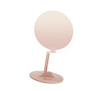 Foldable Illuminated Glass with Built in Phone Mount 0 to 90 Position Change and LED Lights for Beauty Procedures Portable Makeup Glass with Light