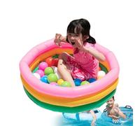 Foldable Inflatable Kids - Portable Blow Up, Round Swimming Family Paddling for Backyard Garden Lawn, Toddler Baby for Summer Water Party | Bathing Fun Activities