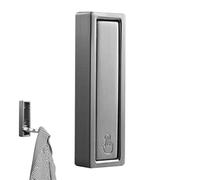 Foldable Invisible Hook: Folding Household Hook, Multi Purpose Clothes Rack | Foldable Adhesive Hooks, Headphone Jacket Holder, Aluminum, for Bedroom, Closet