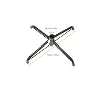Foldable iron tripod stand for Christmas trees 4 to 6 ft tall, metal base bracket with 3 fix screws providing stable tree support (E)