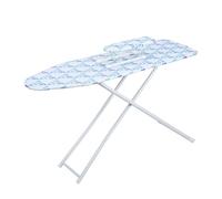 Foldable Ironing Boards,Large Adjustable Height Tabletop Iron Board with Anti-Slip Feet Heat Resistant Cover Space Saving Design for Home,Travel,Dorms Wooden Frame 107x30cm (Neon)