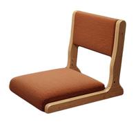Foldable Japanese Floor Chair with Back Support - Comfortable Legless Seating for Tea Reading Meditation and Relaxation - Portable Lazy Sofa for Home Office and Gaming