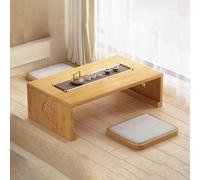 Foldable Japanese Floor Low Table,Multifunctional Rectangular Wooden Tea Table,Japanese Style Low Floor Table,No Installation Required,for Living Room Dining Room Tea Tatami