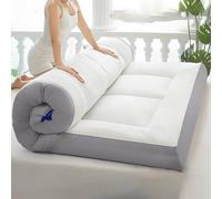Foldable Japanese Floor Mattress, Tatami Mat Sleeping Mattress,Portable Tatami Mattress,Student Dormitory Mattress, comfortable,save space,good support,for House Guest Camping.(Grey,120x200x10CM)