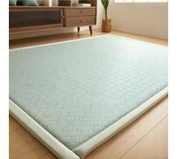 Foldable Japanese Floor Mattress with Cushioned Foam Core & Non-Slip Bottom, Portable Picnic Camping Mat & Home Area Rug,Indoor Outdoor Cooling Mat(Green,60 * 120cm)