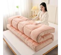 Foldable Japanese Futon MattressPortable Floor Bed & Sofa for Single/Double Use SpaceSaving Versatile RollUp Sleeping Mat for Home & Travel.