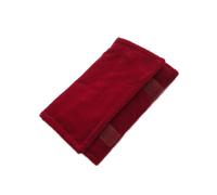 Foldable Jewelry Storage Roll, Foldable Velvet Jewelry Bag Multicolor Travel Storage Roll Organizer(Red)