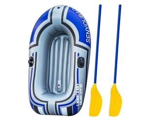 Foldable Kayak Pool Raft: Spin Kayak Raft, Air Chamber Boat, Portable Inflatable Yacht Pool Float | Multipurpose Kayak With Air Chambers For Lakes, Rivers,