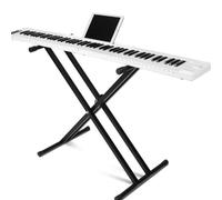 Foldable Keyboard 88 Keys Portable Beginner Beginner Keyboard Musical Intruments Electronic Organ(White)