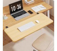 Foldable Keyboard Tray Exteon Desktop Keyboard Expr No Drill Installat Easy Setup for Home & Office Adjustable Design for t