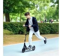 Kids Scooter, Foldable Kick Scooter w/ Adjustable Handlebar, Black AIYAPLAY Black One Size